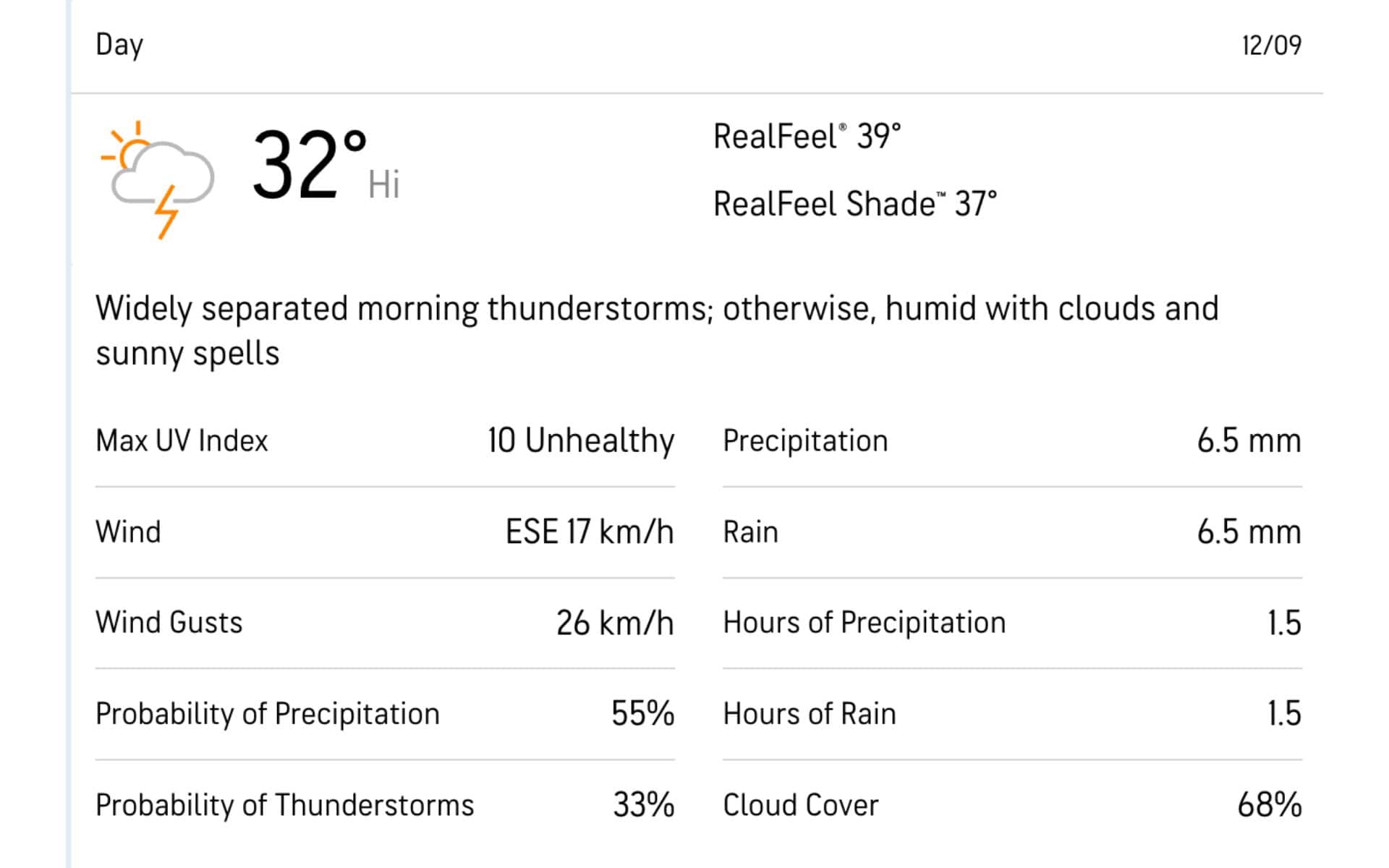 Weather Report [Accuweather.com]